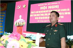 Đảng ủy Sư đoàn 3 tổng kết 10 năm thực hiện Nghị quyết số 689 của Quân ủy Trung ương